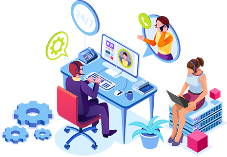 It Consulting service illustration